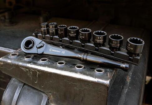 كريسنت مجموعة ادوات ميكانيكية قياسية من 25 قطعة مقاس 3/8 انش X6 - CX6PT25 in Kuwait