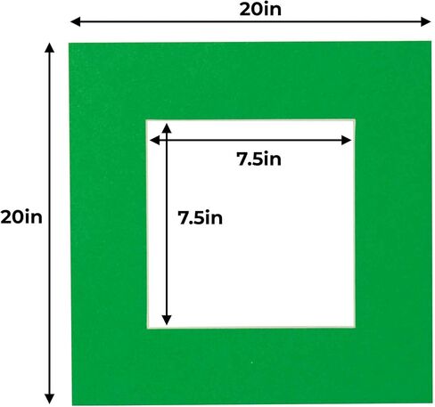 8x8 MAT for 20x20 الإطار - PRECUT MAT Board Board خالية من الأحماض الخالية من الأحماض 8x8 صورة غير لامع لإطار صورة 20x20 ، لوحة متميزة للصور العائلية ، مجموعات العرض ، الفن ، تأطير الصور ، حزمة من 10 حصير in Saudi Arabia
