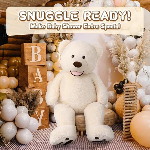 MorisMos Giant Teddy Bear, 39inch Large Stuffed Bear with Sweet Smiling in Kuwait