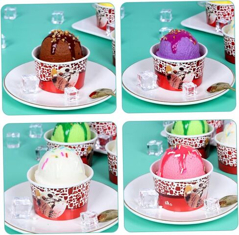 6Pcs Assorted Color Fake Ice Cream Model, Realistic Pvc Dessert Props for Window Display, Food Photography, and Party Decoration in Saudi Arabia