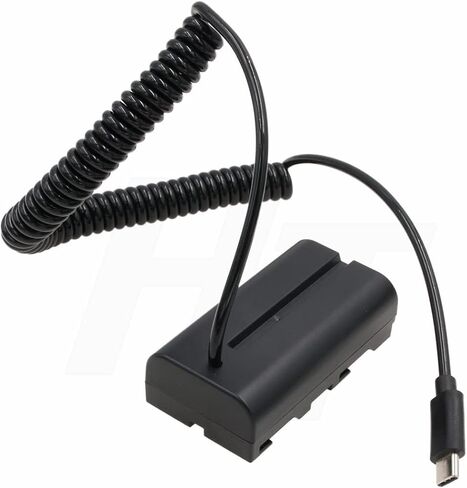 Camera Monitor USB Type C to NP-F970 F570 F550 Dummy Battery DC Coupler Power Adapter for Atomos Shogun Inferno Ninja in Saudi Arabia