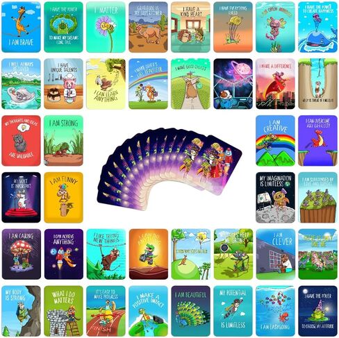 Affirmation Cards for Kids - Mindfulness Positive Messages for Children in Saudi Arabia