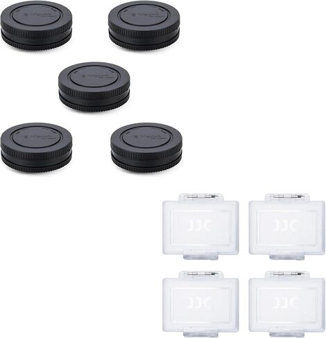 غطاء العدسة الخلفية للغطاء الخلفي للبطارية ومكتب البطارية لـ Sony ZV-E10 II A7II A7III A7IV A6700 A6600 A6400 A6300 A6000 A7C II A7S III A7RV A7R ZV-E1 Camera in Kuwait