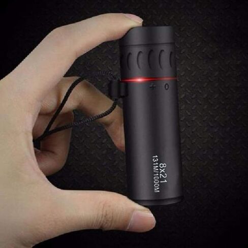 Mini Portable 8x21 تكبير التلسكوب أحادي العين مع عدسة زجاجية بصرية متعددة المغلفة بالكامل ، مقاومة للماء لمشاهدة الطيور in Saudi Arabia