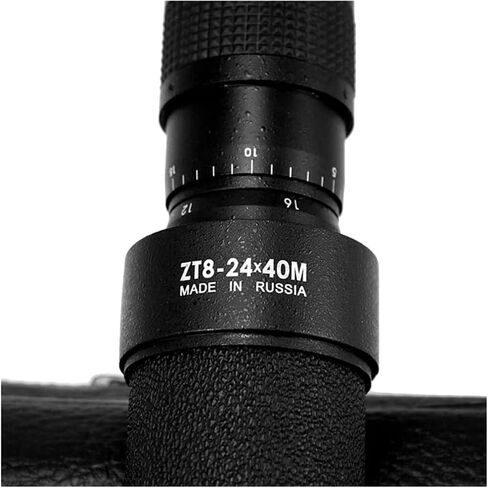 8-24 × 40 تلسكوب أحادي التكبير مع وضوح HD والعدسة البصرية المعدنية - يأتي مع حقيبة جلدية للعرض الفلكي والصور الحادة in Saudi Arabia