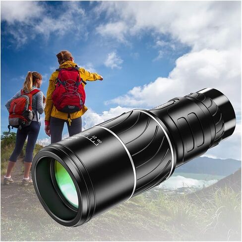 16x52 HD Monocular - التركيز المزدوج ، و 66/8000m البصريات تكبير التلسكوب مع PAK4 PRISM ، نطاق مضغوط للبالغين والأطفال ، مثالي للتخييم ، الصور الحادة in Saudi Arabia