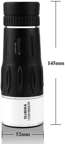 35X95 Zoom Monocular Telescope, Ideal for Bird Watching, Hiking, Concerts, 35x Magnification in Saudi Arabia