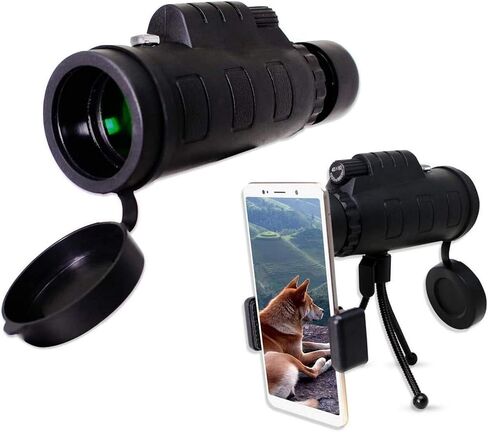 10x52 HD مع محول الهاتف وتربال ترايبود للتخييم Bird Faickingoutdoor Climbing Hunting in Saudi Arabia