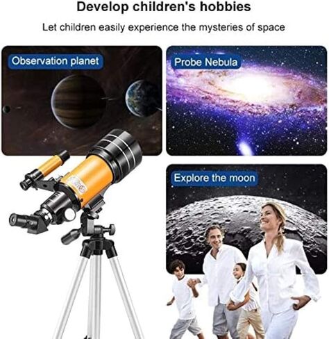 Telescope High-Definition Stargazing Refracting Astronomical Telescope,for Indoor/Outdoor in Saudi Arabia