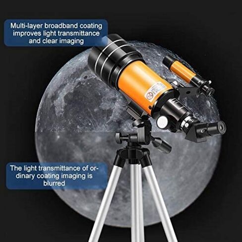 Telescope High-Definition Stargazing Refracting Astronomical Telescope,for Indoor/Outdoor in Saudi Arabia
