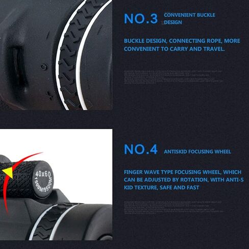 Telescope 40x60 ارتفاع التكبير تعريف الكاميرا تلسكوب غير تحت الأشعة تحت الحمراء التلسكوب HD التلسكوب لمشاهدة الطيور Huntin in Saudi Arabia