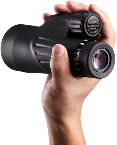 Ultra HD ، 10x50 Rangefinder Rangefinder Prism مقاومة للماء لمشاهدة الهواتف المحمولة للطيور ، والصيد ، والتخييم ، والمشي لمسافات طويلة ، جيدة in Saudi Arabia