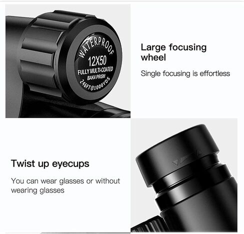 Ultra HD ، 10x50 Rangefinder Rangefinder Prism مقاومة للماء لمشاهدة الهواتف المحمولة للطيور ، والصيد ، والتخييم ، والمشي لمسافات طويلة ، جيدة in Saudi Arabia