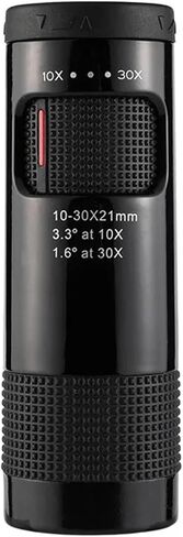Mini Pocket Zoom Monoculars 10-30x21 Telescope - مقاوم للماء ، بصريات BAK4 FMC ، نطاق محمول للهجرة الخارجية ، التخييم ، المشي لمسافات طويلة ، السفر ، والصور الحادة in Saudi Arabia