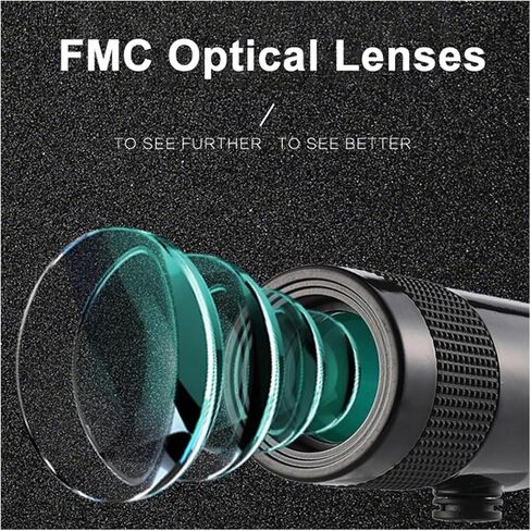 Mini Pocket Zoom Monoculars 10-30x21 Telescope - مقاوم للماء ، بصريات BAK4 FMC ، نطاق محمول للهجرة الخارجية ، التخييم ، المشي لمسافات طويلة ، السفر ، والصور الحادة in Saudi Arabia