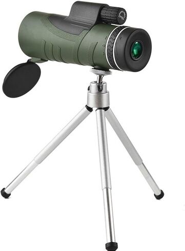 10 × 42 تلسكوب أحادي الطاقة عالي الطاقة - مضغوط ، مقاوم للماء ، متعددة المغلفة بالكامل ، متوافق مع الهواتف الذكية والترايبود in Kuwait
