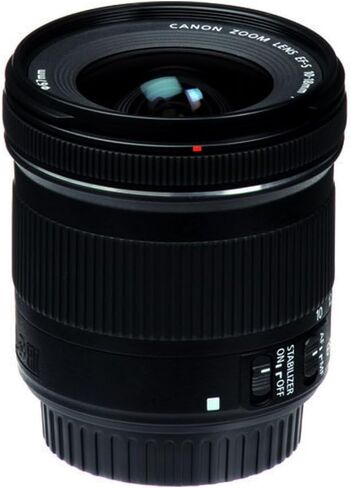 Canon EF-S 10-18mm f/4.5-5.6 IS STM Wide Angle Zoom/Image Stabilizer Lens Kit for Canon - International Version (No Warranty) in Saudi Arabia