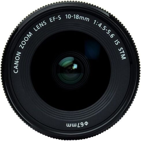 Canon EF-S 10-18mm f/4.5-5.6 IS STM Wide Angle Zoom/Image Stabilizer Lens Kit for Canon - International Version (No Warranty) in Saudi Arabia