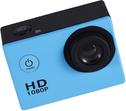 كاميرا Fosa Action Camera مقاومة للماء في الهواء الطلق مع علبة الإسكان المقاومة للماء ، وركوب الدراجات الرياضية Mini DV Camcorder في بطاريات قابلة للشحن مع مجموعات الملحقات المتصاعدة (الأزرق) in Kuwait