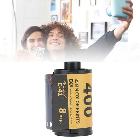 Camera Color Film ISO 320‑400 35mm Fine Grain Wide Exposure Latitude HD Camera Color Negative Film 135 Camera (8 Sheet) in Saudi Arabia