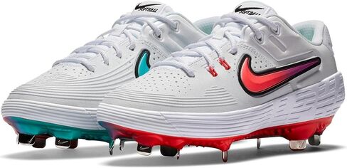 Nike Zoom Hyperdiamond CI2229-102 White/Flash Crimson/Hyper Violet Women's Softball Cleat 8 US in Saudi Arabia