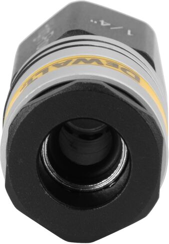 Dewalt High Flow Male Acpler مع تصميم 6 كرات للربط لتصميم لإصدار سريع وسهل ، 80 SCFM في 90 رطل - موصل أداة هواء متينة وفعالة in Kuwait