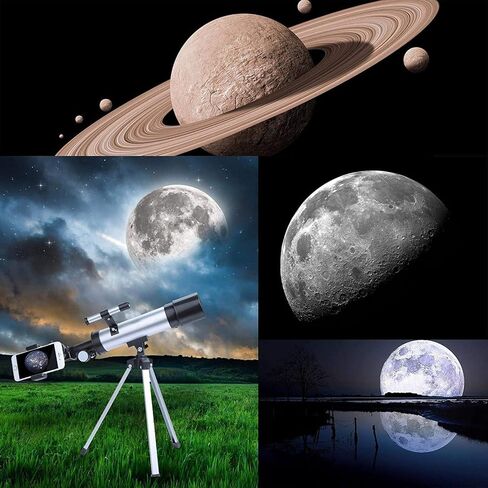 Telescopes Astronomy 600mm Focal Length HD Outdoor Monocular Space Telescope with Adjustable Tripod 50mm Refractor for Beginners in Saudi Arabia