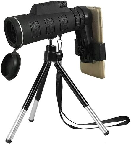 مناظير 40 × 60 تلسكوب أحادي الزاوية نطاق النهر الليلي مع Compass Phone Clip Tripod Outdoor Telescope in Saudi Arabia