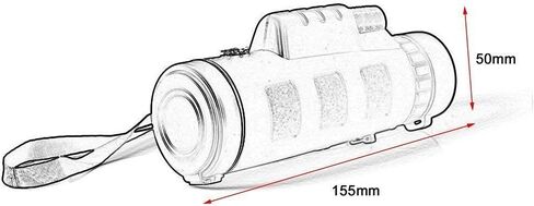 مناظير 40 × 60 تلسكوب أحادي الزاوية نطاق النهر الليلي مع Compass Phone Clip Tripod Outdoor Telescope in Saudi Arabia
