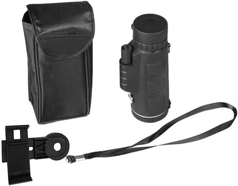 مناظير 40 × 60 تلسكوب أحادي الزاوية نطاق النهر الليلي مع Compass Phone Clip Tripod Outdoor Telescope in Saudi Arabia