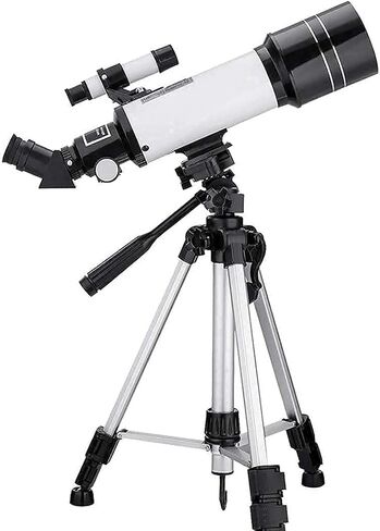 Telescope for Kids&Beginners 70mm Astronomy Refractor Telescope with Adjustable Tripod Travel Telescope with Carry Bag Phone Adapter and Wireless Remote White White Beautiful Home in Saudi Arabia