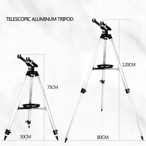 Professional Astronomical Telescope Monocular Hight Definition 350X Refractive Space Scope Refractor Telescopes for Adults Kids Children with Tripod & Finder Scope + 2Extender + Moon Filter+3 Eyepiece in Saudi Arabia