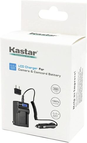 Kastar 2-Pack CGA-S006 Battery and LCD AC Charger Compatible with Leica BP-DC5 Battery, Leica V-LUX1 Camera, Panasonic CGA-S006, CGA-S006e, CGR-S006, CGR-S006e, DMW-BMA7, DE-A44, DE-994, DE-994A in Saudi Arabia
