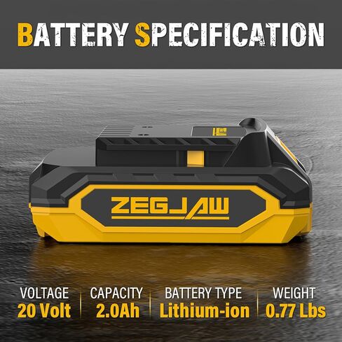 20V بطارية قابلة لإعادة الشحن بطارية 2.0AH (بطارية) in Kuwait