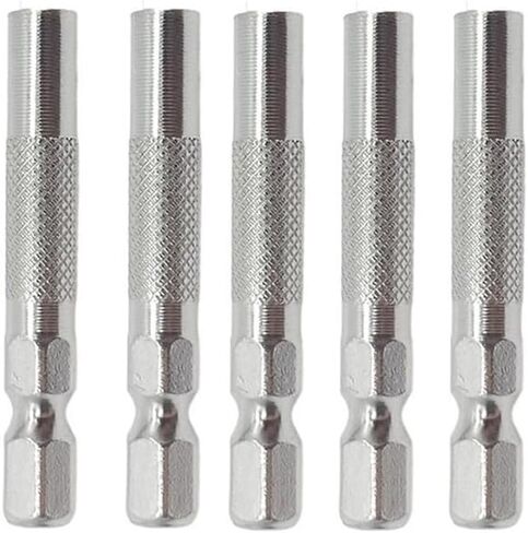 5pcs 6.35mm insert bit adapter to 4mm electric pecldriver socket حامل بتات المقبس السداسي المغناطيسي لتطبيقات مختلفة in Saudi Arabia