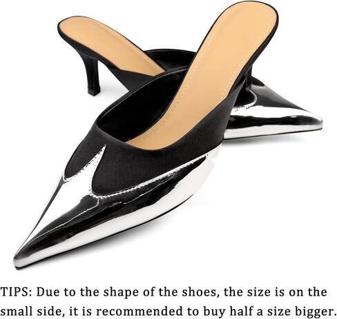 مدببة أعقاب هريرة من Womens Slingback مدببة ببغال كعب مغلق على أحذية مضخات فستان الزفاف عاريات in Kuwait