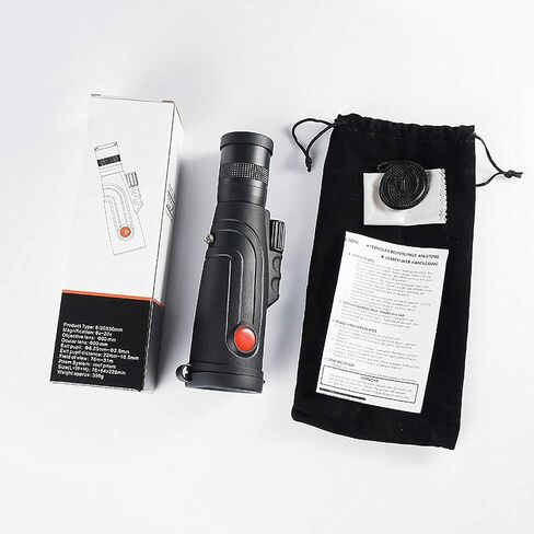التلسكوب أحادي العين الاحترافي 8-20x50 حلي طاقة عالية مع Nightproof Night مع التركيز المزدوج الدائم والواضح لمشاهدة الطيور السفر السفر in Saudi Arabia