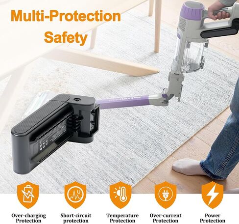 XBATR640US استبدال البطارية المتوافقة مع Shark IP1251 ، IP1250 ، IP1255 ، IP1251C ، IP1220 ، IP1220C ، IP3251 ، IP3251C ، IP3225 ، IP3124 ، IP3252 4600MAH in Kuwait