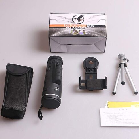 16x52 عالية الطاقة HD Zoom Telescope أحادي - BAK4 PRISM عدسة مع حامل الهواتف الذكية وترايبود ، عدسة تكبير التكبير 16x التكبير in Saudi Arabia
