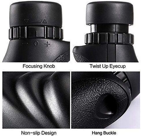 Pocket-Sized 10X25 Zoom Monocular Telescope - High-Angle Viewing, Perfect for Outdoor Hiking and Bird Watching in Saudi Arabia