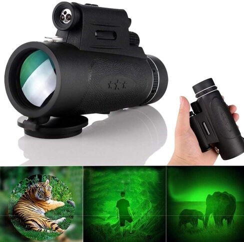 12 × 42 تلسكوب أحادي الطاقة عالي الطاقة مع عدسة PAK4 Prism - مناظير مضغوطة لمشاهدة الطيور والمسرح والهاتف الذكي in Saudi Arabia
