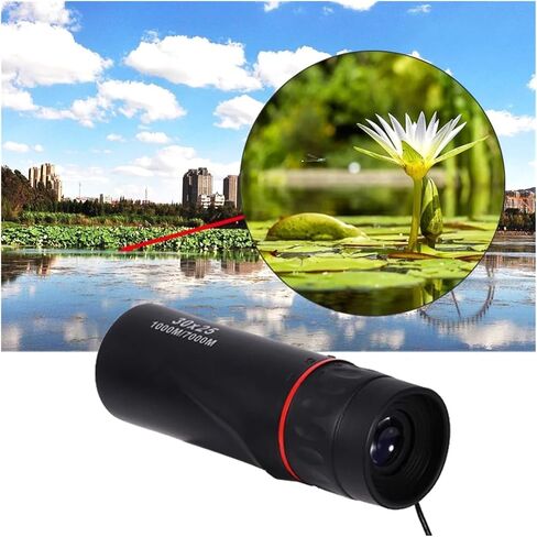 HD 30x25 Monocular Telescope Binoculars - Zooming Focus with Green Film Lens for Outdoor Hunting, Tourism, and Sharp Image Viewing in Saudi Arabia