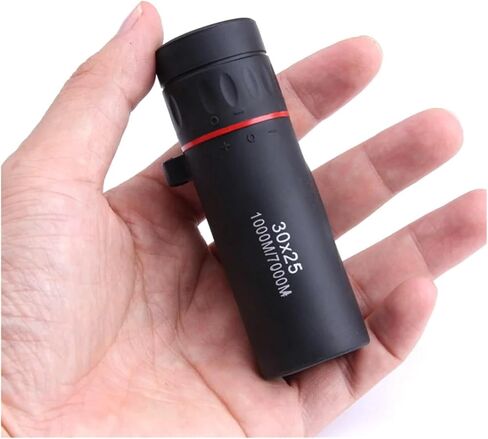 HD 30x25 Monocular Telescope Binoculars - Zooming Focus with Green Film Lens for Outdoor Hunting, Tourism, and Sharp Image Viewing in Saudi Arabia