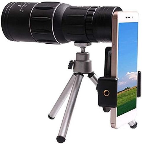 6X52 Zoom Monocular Telescope - Portable, Hand Focus, Fully Coated Optical Glass Lens with Phone Clip and Tripod Compatibility in Saudi Arabia