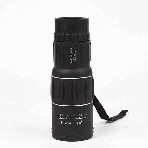 6X52 Zoom Monocular Telescope - Portable, Hand Focus, Fully Coated Optical Glass Lens with Phone Clip and Tripod Compatibility in Saudi Arabia