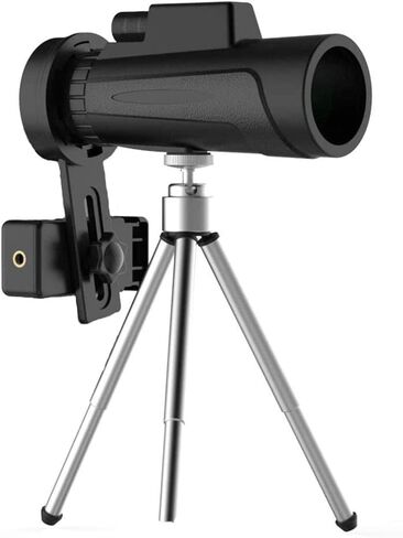 10x42 Portable Binoculars Telescope - High Power Monocular with BAK4 Prism Lens, Smartphone Adapter, and Tripod Compatibility for Concerts in Saudi Arabia