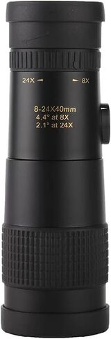 8-24X40 Zoom HD Telescope Monocular - Optical Telephoto Camera Lens with BAK7 Prism for Outdoor Activities, Camping, Hiking, Hunting, and Sharp Images in Saudi Arabia