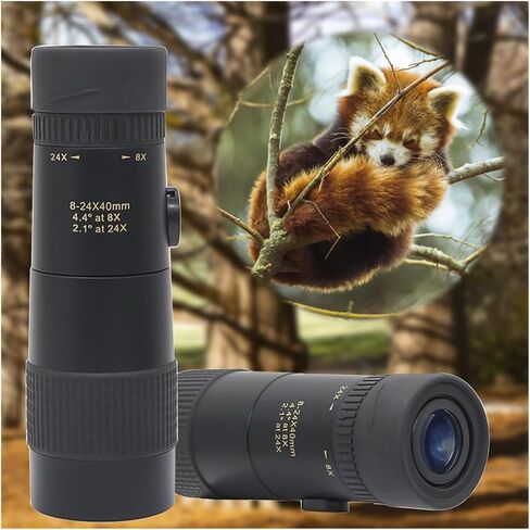 8-24X40 Zoom HD Telescope Monocular - Optical Telephoto Camera Lens with BAK7 Prism for Outdoor Activities, Camping, Hiking, Hunting, and Sharp Images in Saudi Arabia