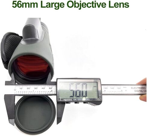 56mm ED Lens Monocular Telescope - 12X Powerful IPX7 Waterproof for Hunting and Camping with Sharp Images in Saudi Arabia