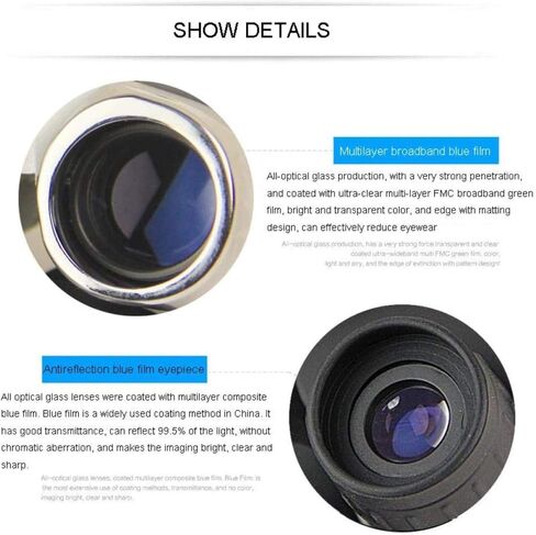 10X22 Monocular Binoculars with 1000M Long Range - HD Powerful BAK4 Prism Waterproof Telescope, 16X52 in Saudi Arabia